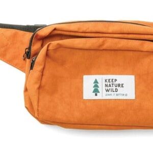 Keep Nature Wild Orange Belt Bag
